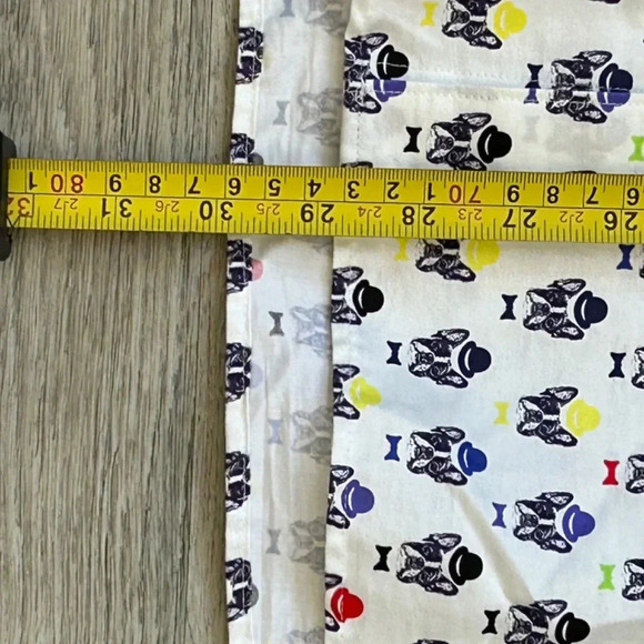 Maceoo Men's Short Sleeve Button Down Dog Pattern Shirt Sz XL - Picture 9 of 9